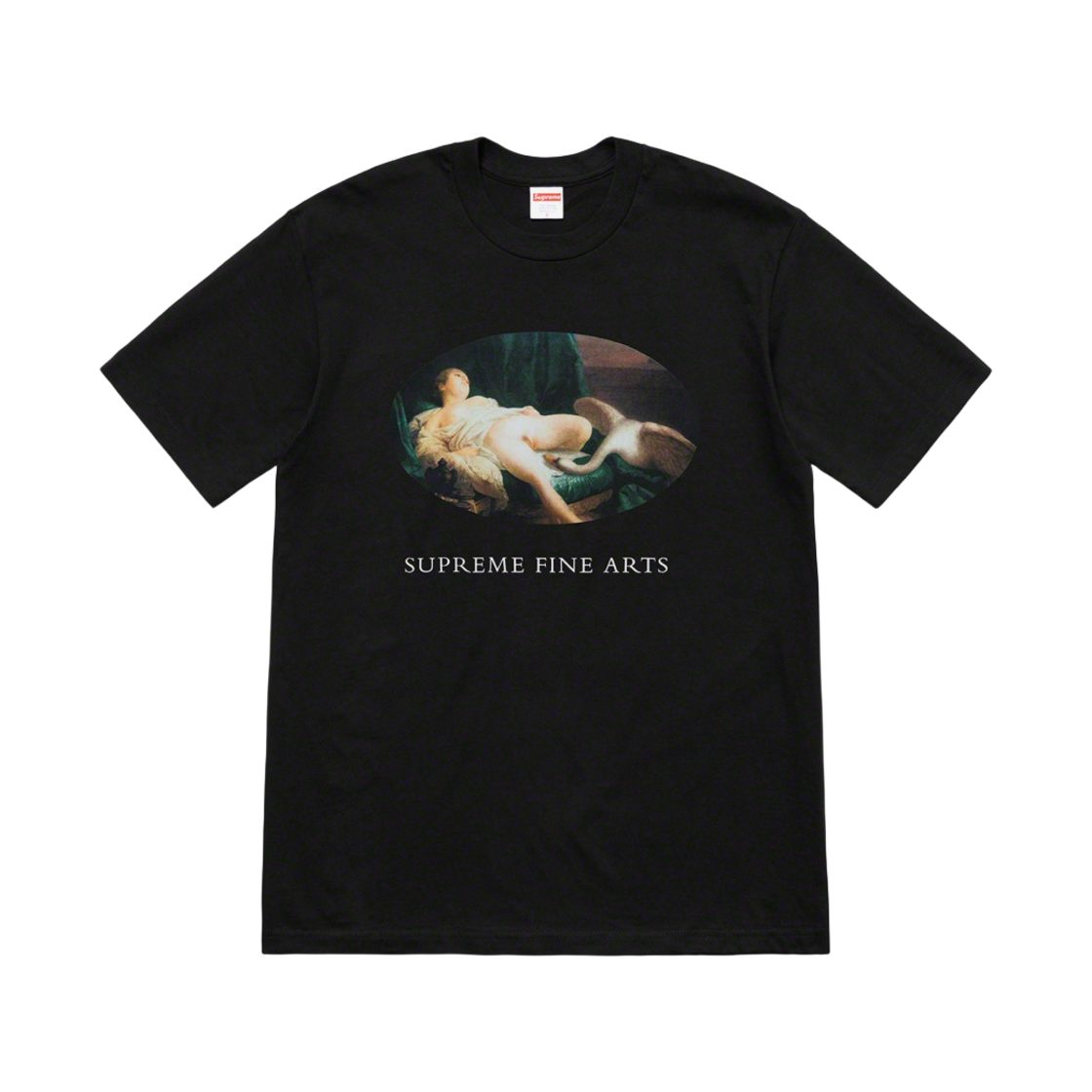 - Supreme Leda And The Swan T-Shirt Black - 19SS