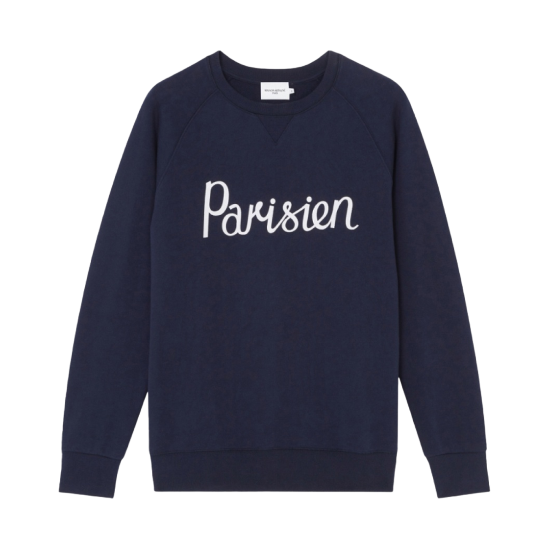 AM00301KM0001-P480 Maison Kitsune Parisien Classic Sweatshirt Navy