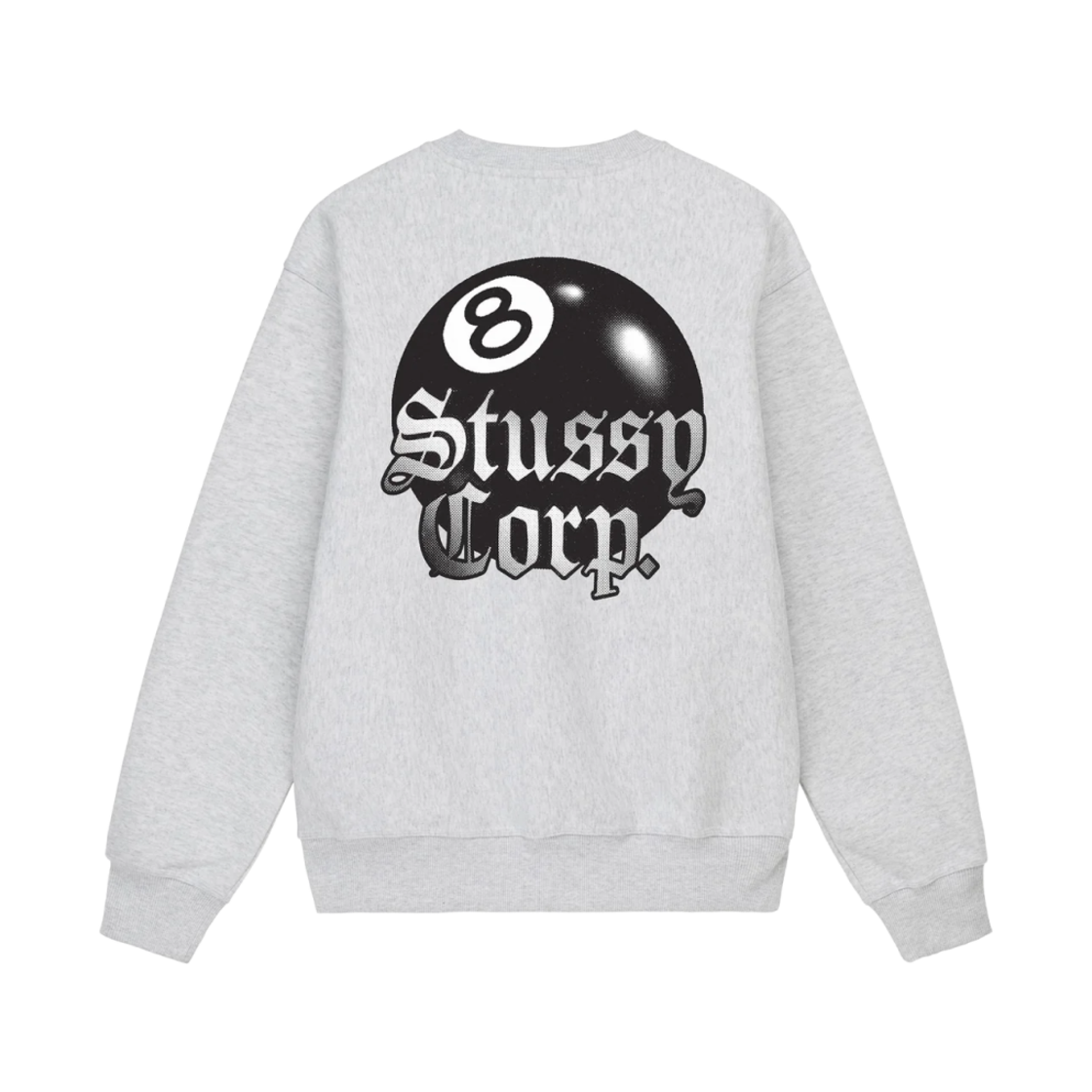 스투시 8볼 코퍼레이션 크루넥 애쉬 헤더(Stussy 8 Ball Corp Crew Ash Heather) - 1