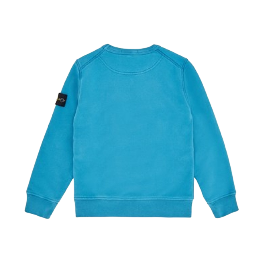 (키즈) 스톤 아일랜드 61340 코튼 플리스 크루넥 스웨트셔츠 코발트 블루 - 22FW((Kids) Stone Island 61340 Cotton Fleece Crewneck Sweatshirt Cobalt Blue - 22FW) - 2