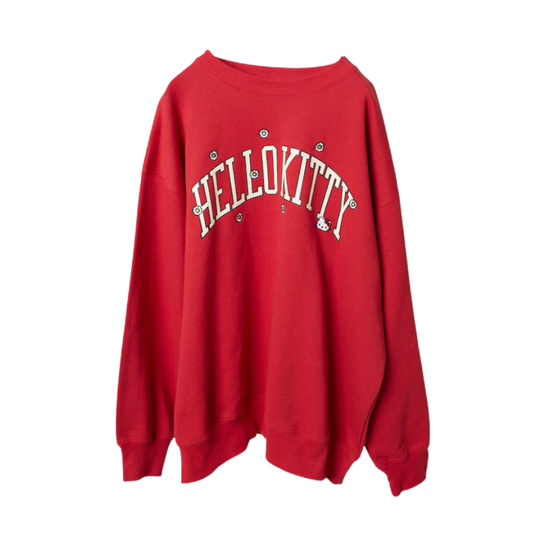 (W) 프릭스 스토어 x 헬로 키티 스웨트셔츠 레드((W) Freak's Store x Hello Kitty Sweatshirt Red)