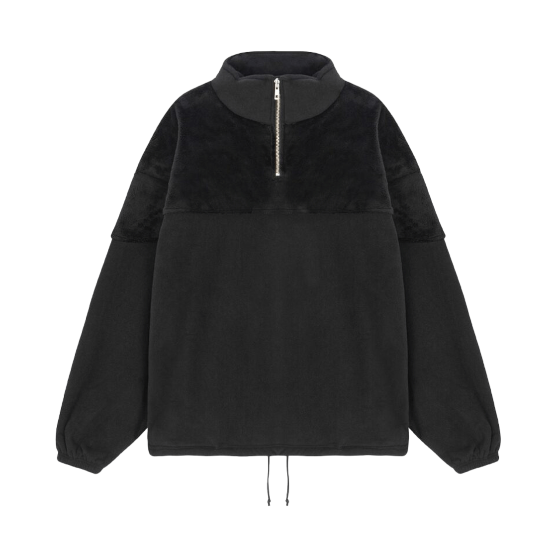 HN24W9 Hono Report Block Half Zip Black
