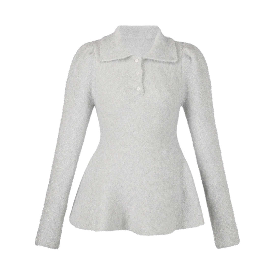 (W) 비비 리사 페푸라무 니트 실버((W) Bibiy. Lisa Pepuramu Knit Silver) - 1