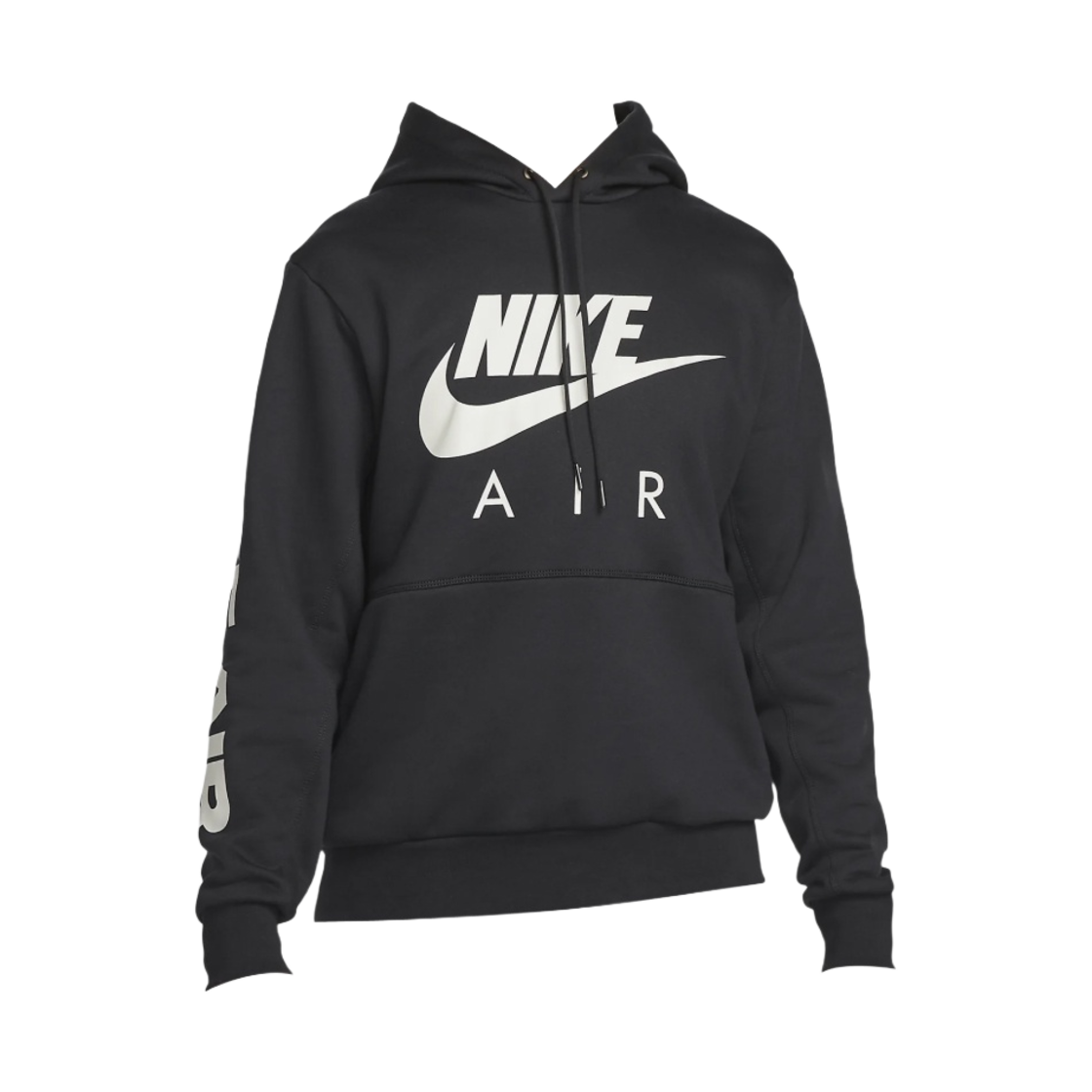 나이키 브러쉬드 백 플리스 풀오버 후디 블랙 - 아시아