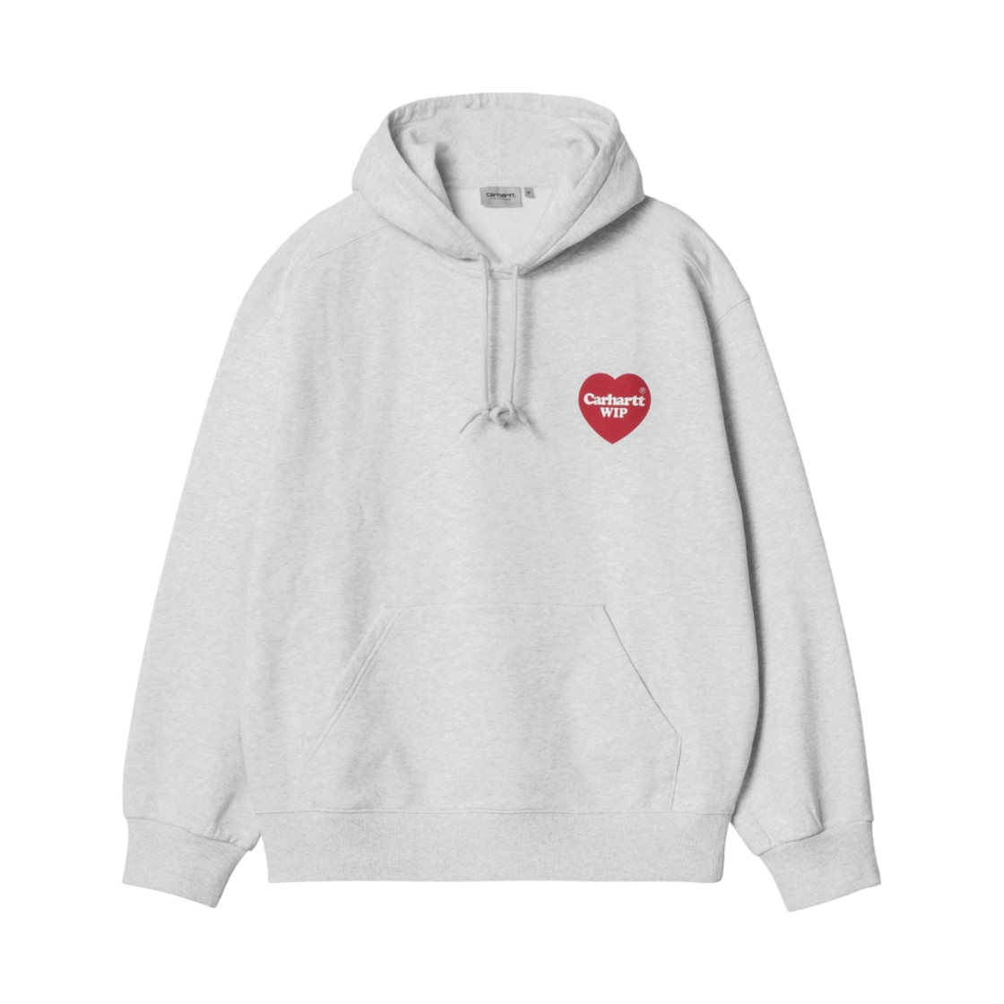 칼하트 WIP 후드 하트 스웨트셔츠 애쉬 헤더(Carhartt WIP Hooded Heart Sweatshirt Ash Heather)
