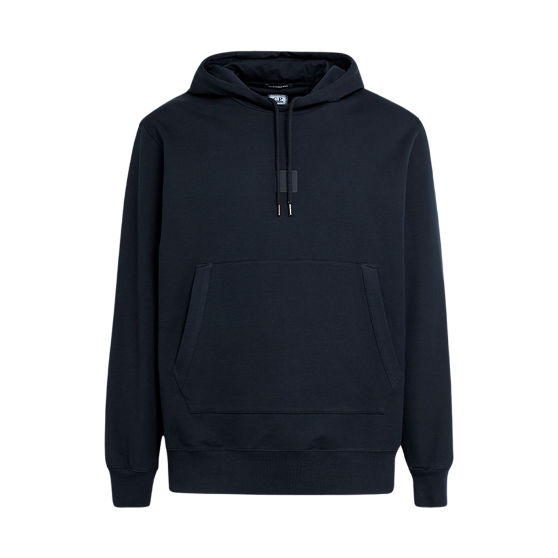 15CLSS366A006452W888 C.P. Company Metropolis Series Stretch Fleece Logo Hoodie Total Eclipse Blue - 23FW