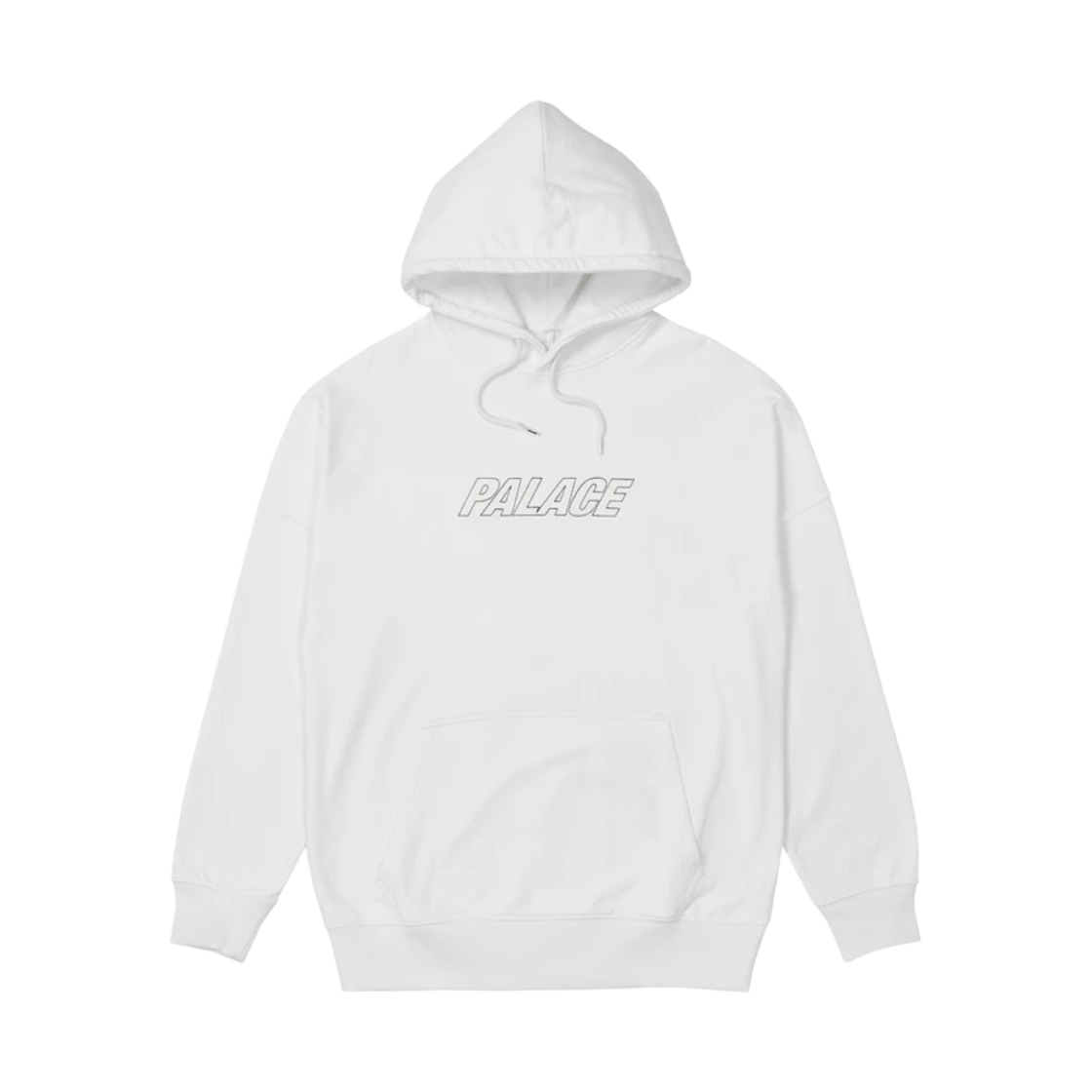 팔라스 점보 트라이퍼그 드롭 숄더 후드 화이트 - 21FW(Palace Jumbo Tri-Ferg Drop Shoulder Hood White - 21FW) - 2