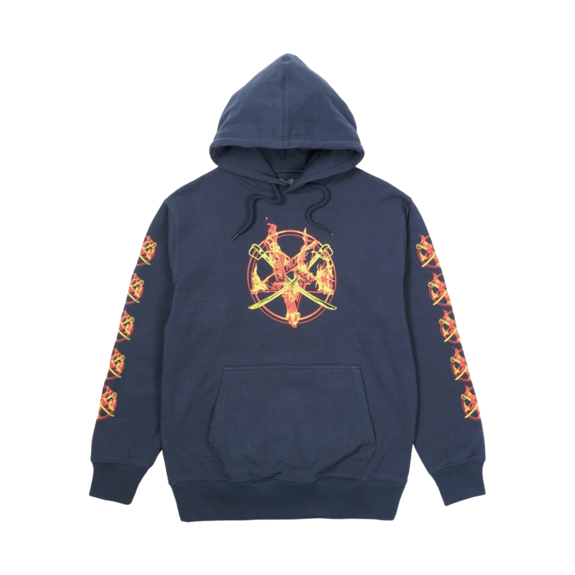 팔라스 플레임드 후드 네이비 - 21FW(Palace Flamed Hood Navy - 21FW) - 2
