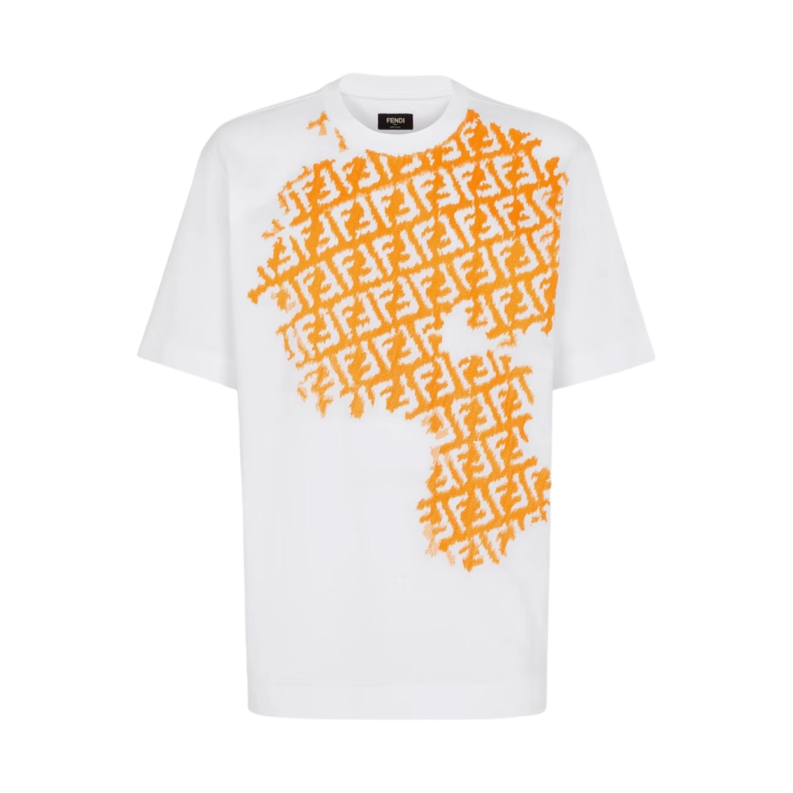 FY0936AN25F1K0X Fendi Jersey T-Shirt White