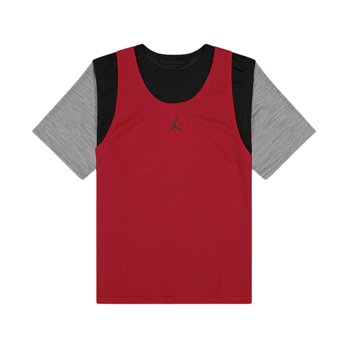 조던 드라이핏 스포츠 스테이트먼트 티셔츠 블랙 카본 헤더 - 아시아(Jordan Dri-Fit Sport Statement T-Shirt Black Carbon Heather - Asia) - 1