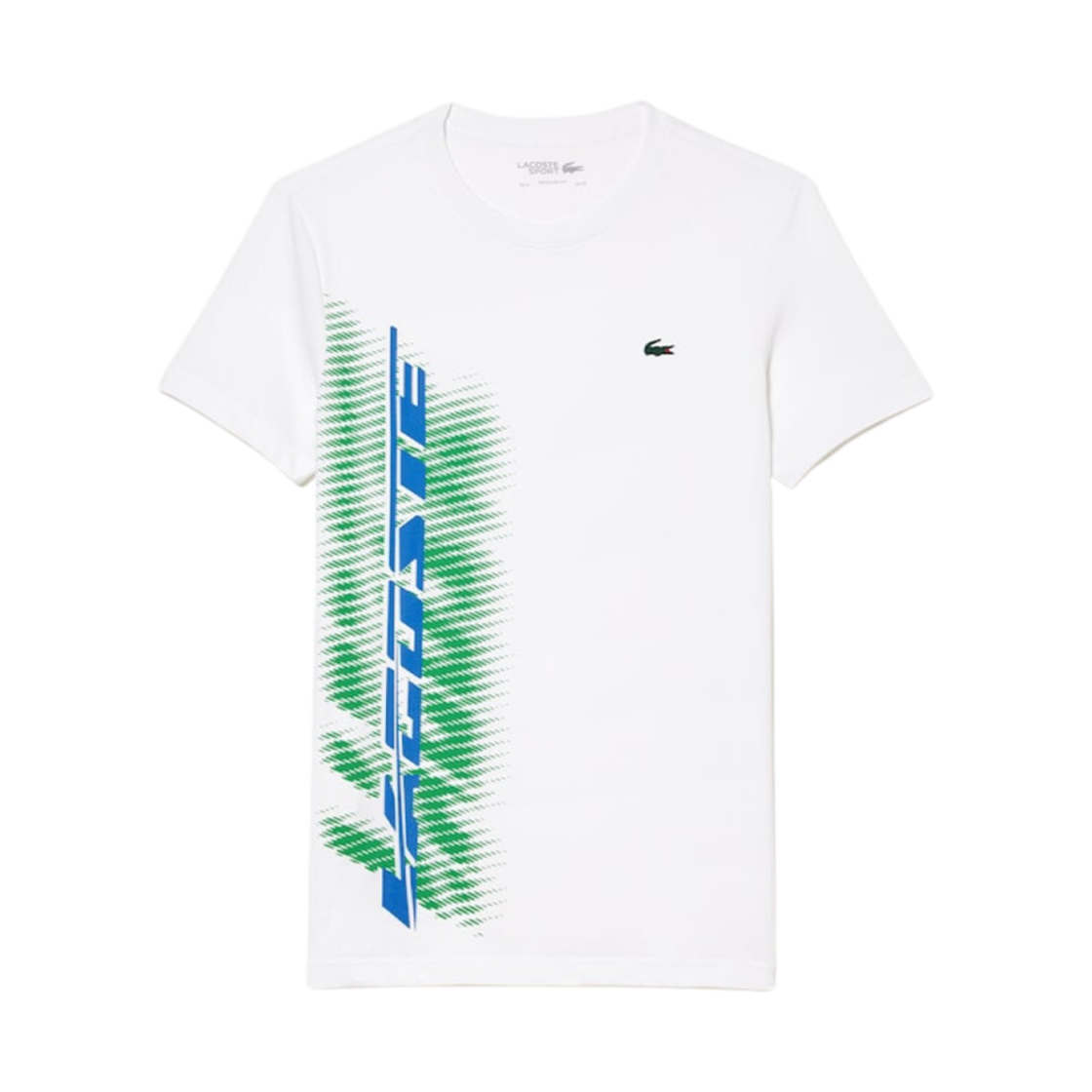 라코스테 그라데이션 레터링 티셔츠 화이트(Lacoste Gradation Lettering T-Shirt White) - 1