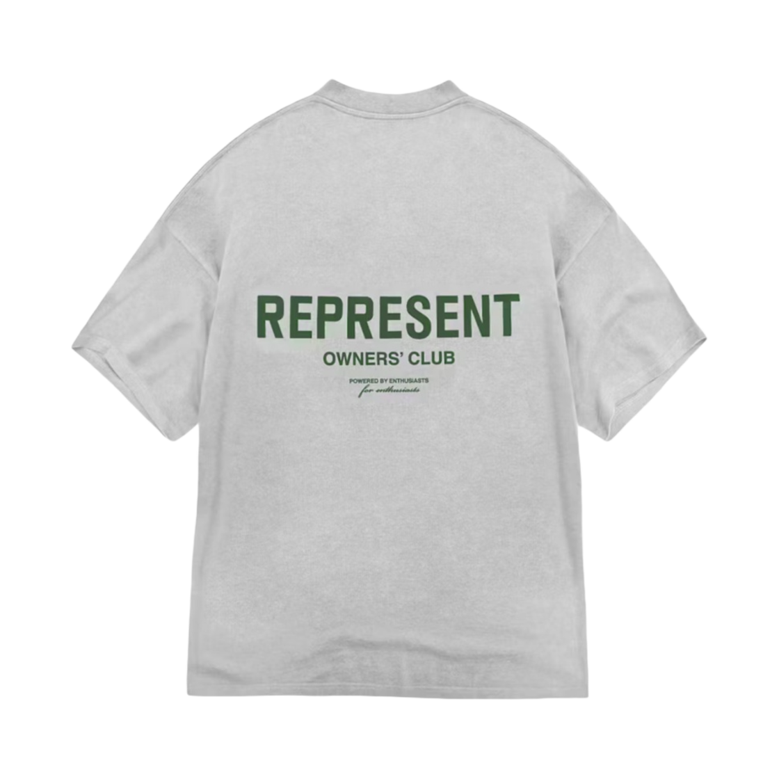 리프레젠트 오너스 클럽 티셔츠 애쉬 그레이 레이싱 그린(Represent Owners Club T-Shirt Ash Grey Racing Green)