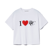 ROCCI ROCCI I LOVE RCC Crop T-shirt White