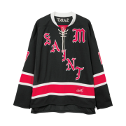 Saint Mxxxxxx Game Shirt L/S T-Shirt Black - 23SS