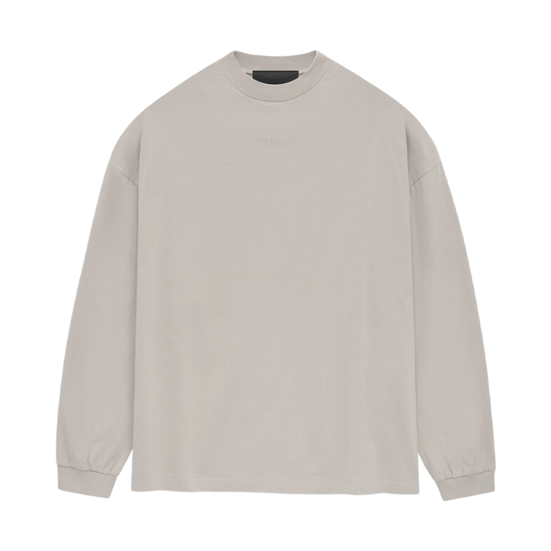 - Essentials LS T-Shirt Silver Cloud - 23FW