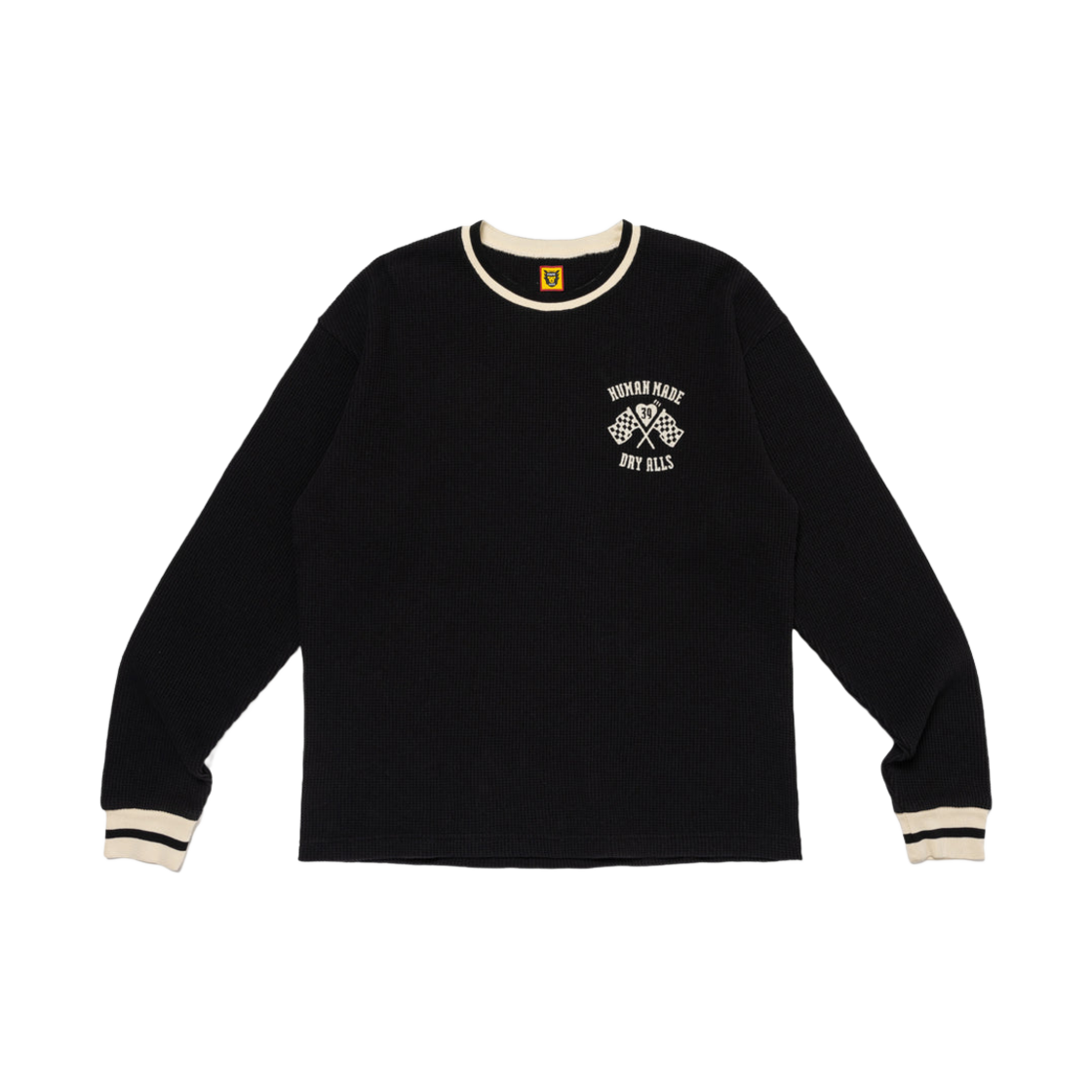 휴먼 메이드 써멀 롱슬리브 티셔츠 블랙(Human Made Thermal L/S T-Shirt Black) - 2