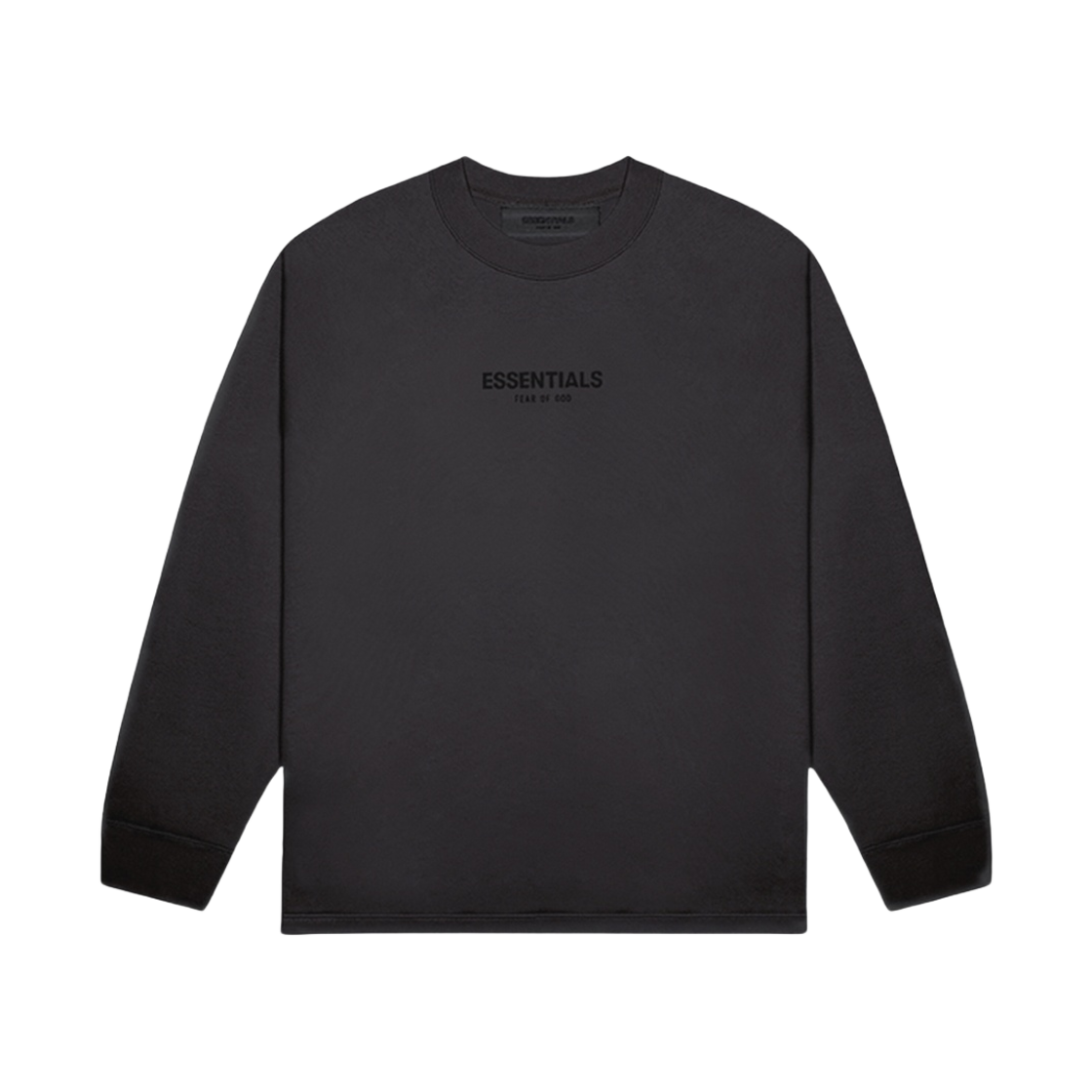 - Essentials LS T-Shirt Jet Black - 23FW