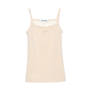 Gyeong Mix Sleeveless Beige