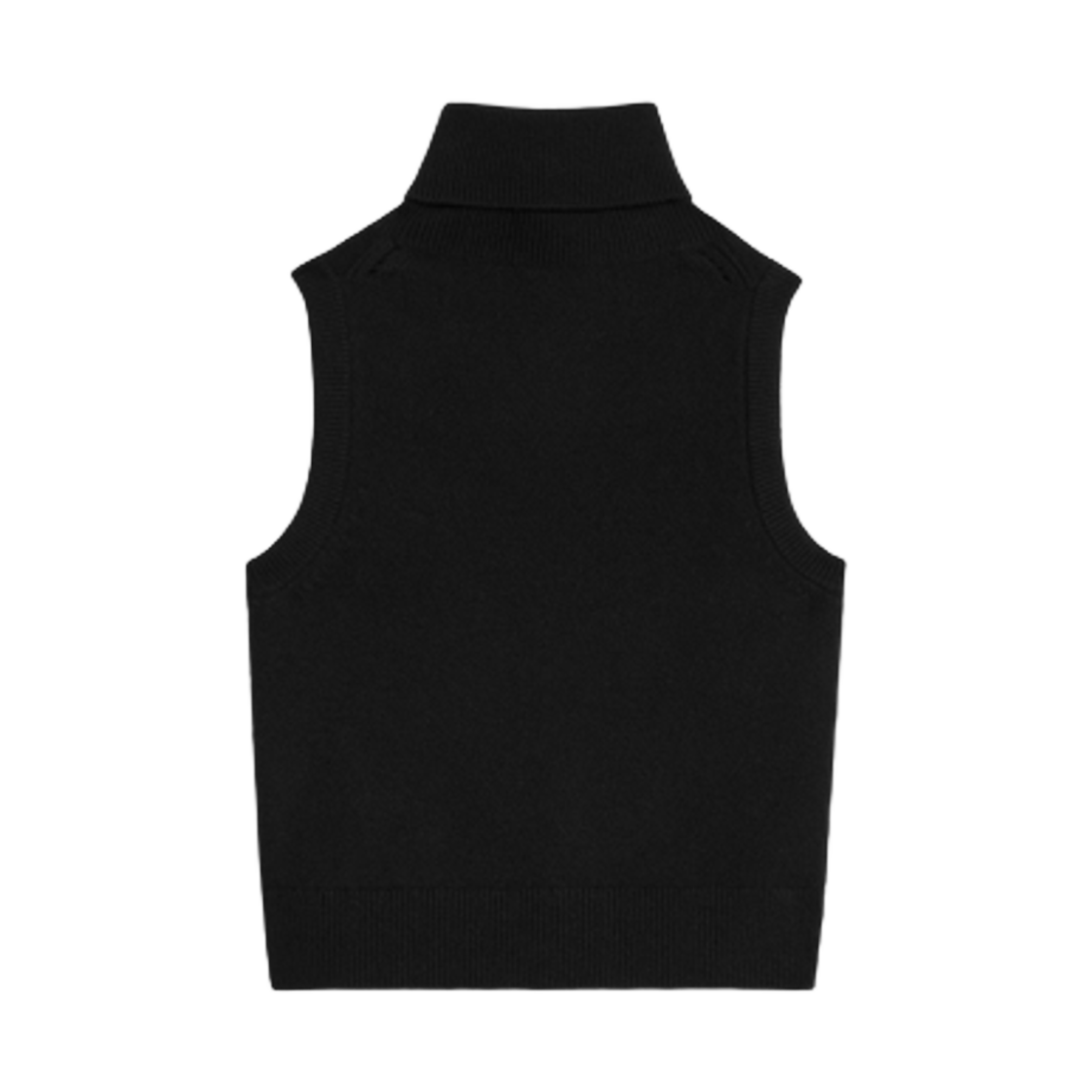 (W) 셀린느 터틀넥 스웨터 스코티쉬 캐시미어 블랙((W) Celine Turtleneck Sweater in Scottish Cashmere Black) - 2
