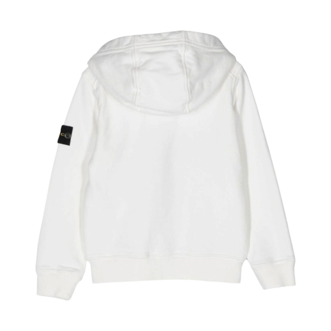 (키즈) 스톤 아일랜드 60740 코튼 플리스 풀 집업 후드 스웨트셔츠 오프 화이트 - 22FW((Kids) Stone Island 60740 Cotton Fleece Full Zip Hooded Sweatshirt Off White - 22FW) - 2