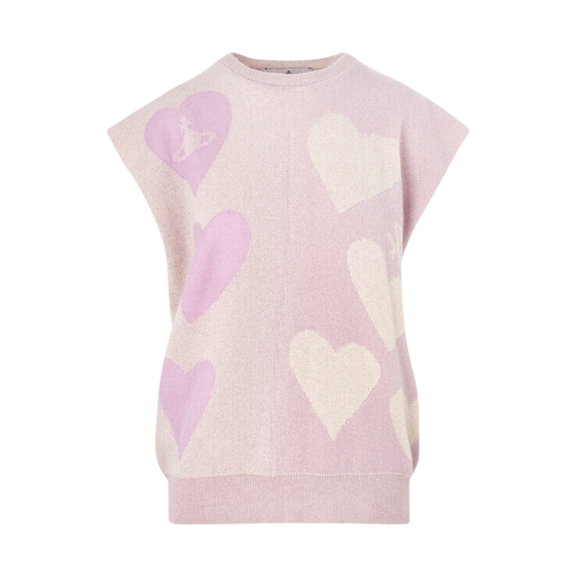 비비안 웨스트우드 하트 베스트 버터 라벤더(Vivienne Westwood Hearts Vest Butter Lavender) - 1