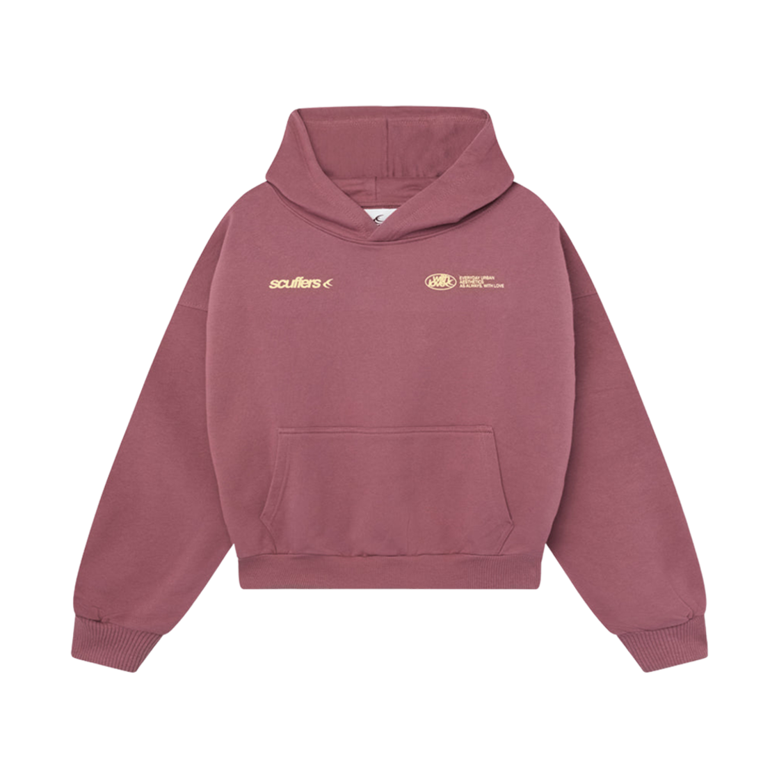 스쿠퍼스 사인 후드 버건디(Scuffers Sign Hoodie Brugundy)