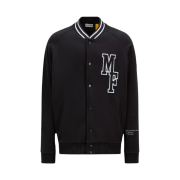 Moncler x Fragment Varsity Fleece Cardigan Black - 23FW