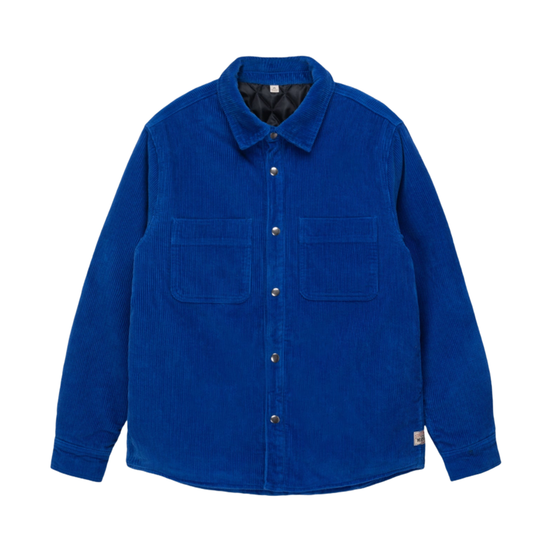 스투시 코드 퀼티드 오버셔츠 로얄 블루(Stussy Cord Quilted Overshirt Royal Blue) - 1