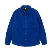 Stussy Cord Quilted Overshirt Royal Blue