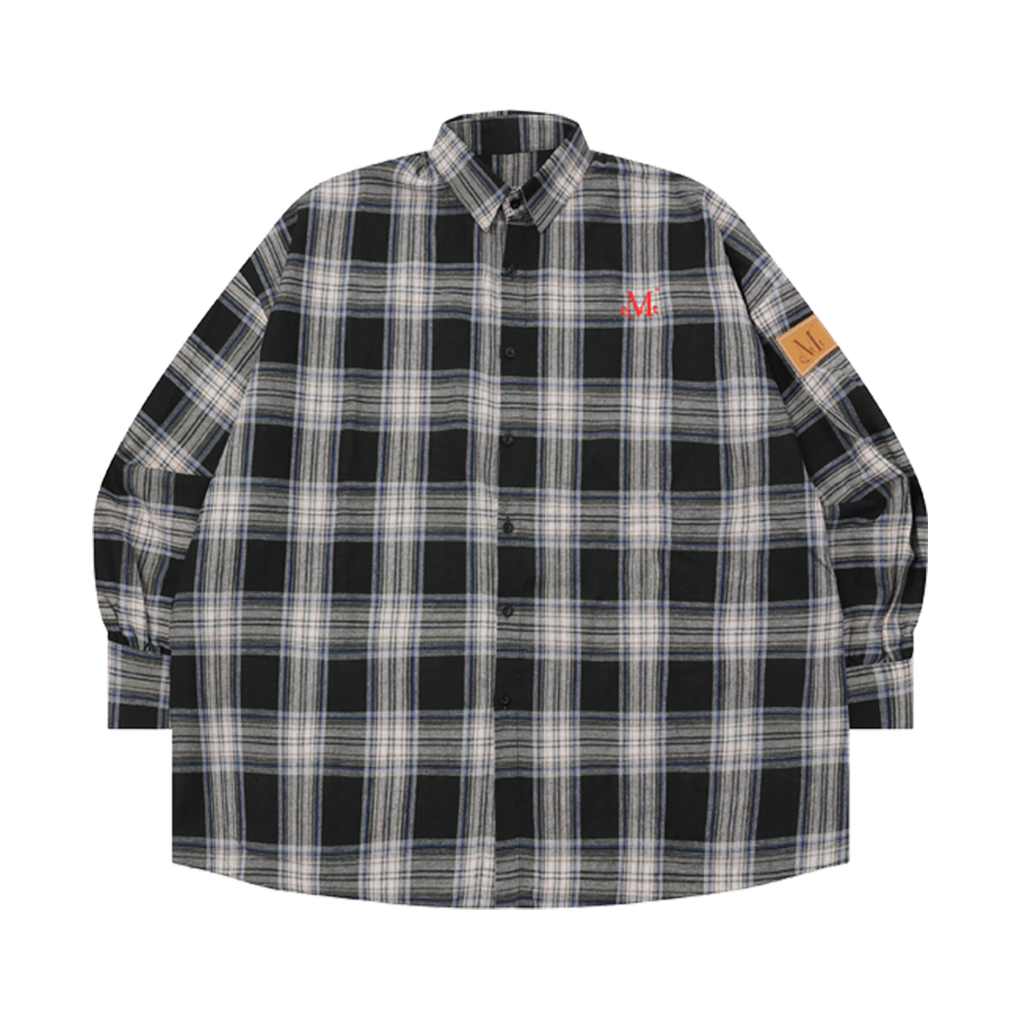 무센트 헤리티지 체크 셔츠 블랙(MUCENT Heritage Check Shirt Black) - 1