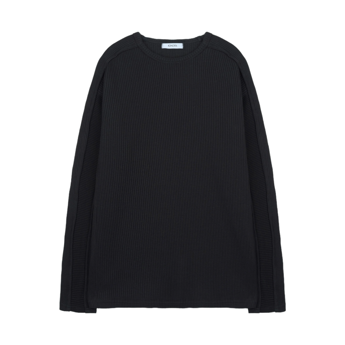 코어:11 워시드 롱 슬리브 티셔츠 블랙 Ignota Core:11 Washed Ls T Black
