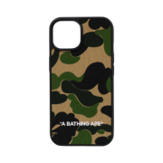 BAPE ABC Camo Cloth Fabric iphone 15 Case Green