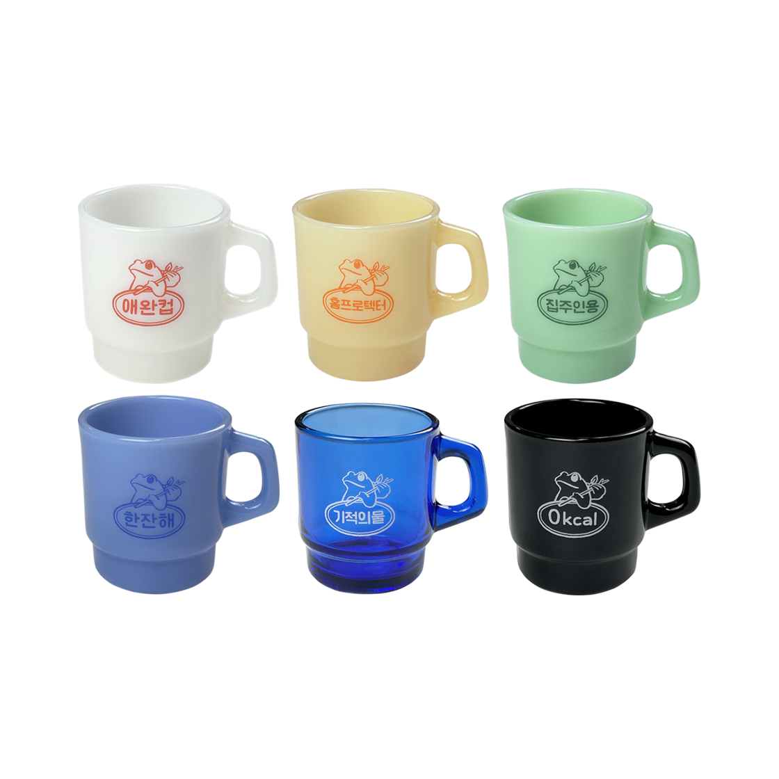 얼렁뚱땅 상점 개굴 밀크컵 6종(ULDD Frog Milk Cup)