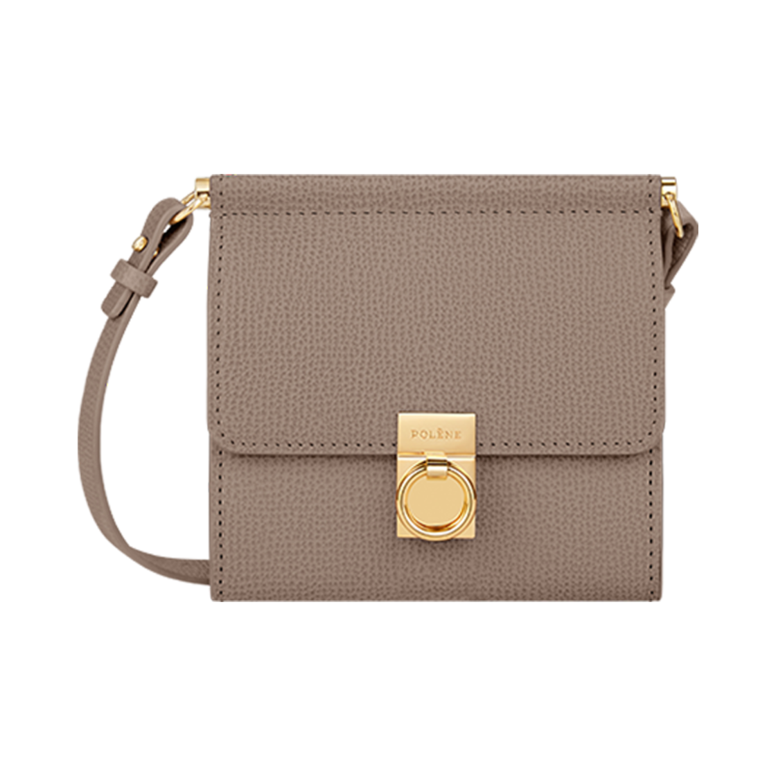 폴렌느 누메로 셉트 크로스바디 월렛 토프(Polene Numero Sept Crossbody Wallet Taupe)