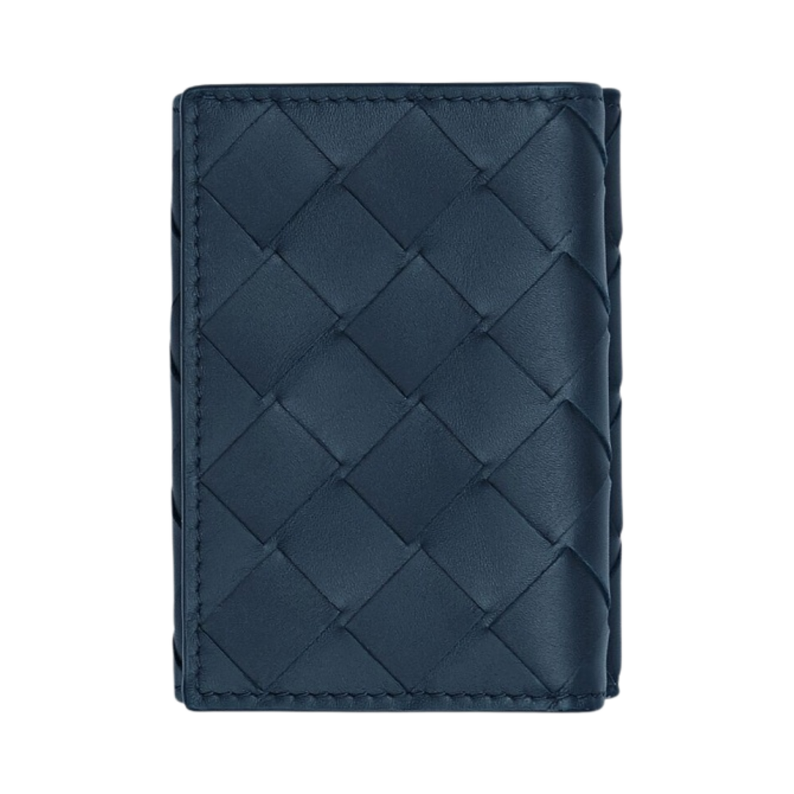 보테가 베네타 타이니 트라이폴드 지갑 딥 블루(Bottega Veneta Tiny Tri-Fold Wallet Deep Blue) - 1