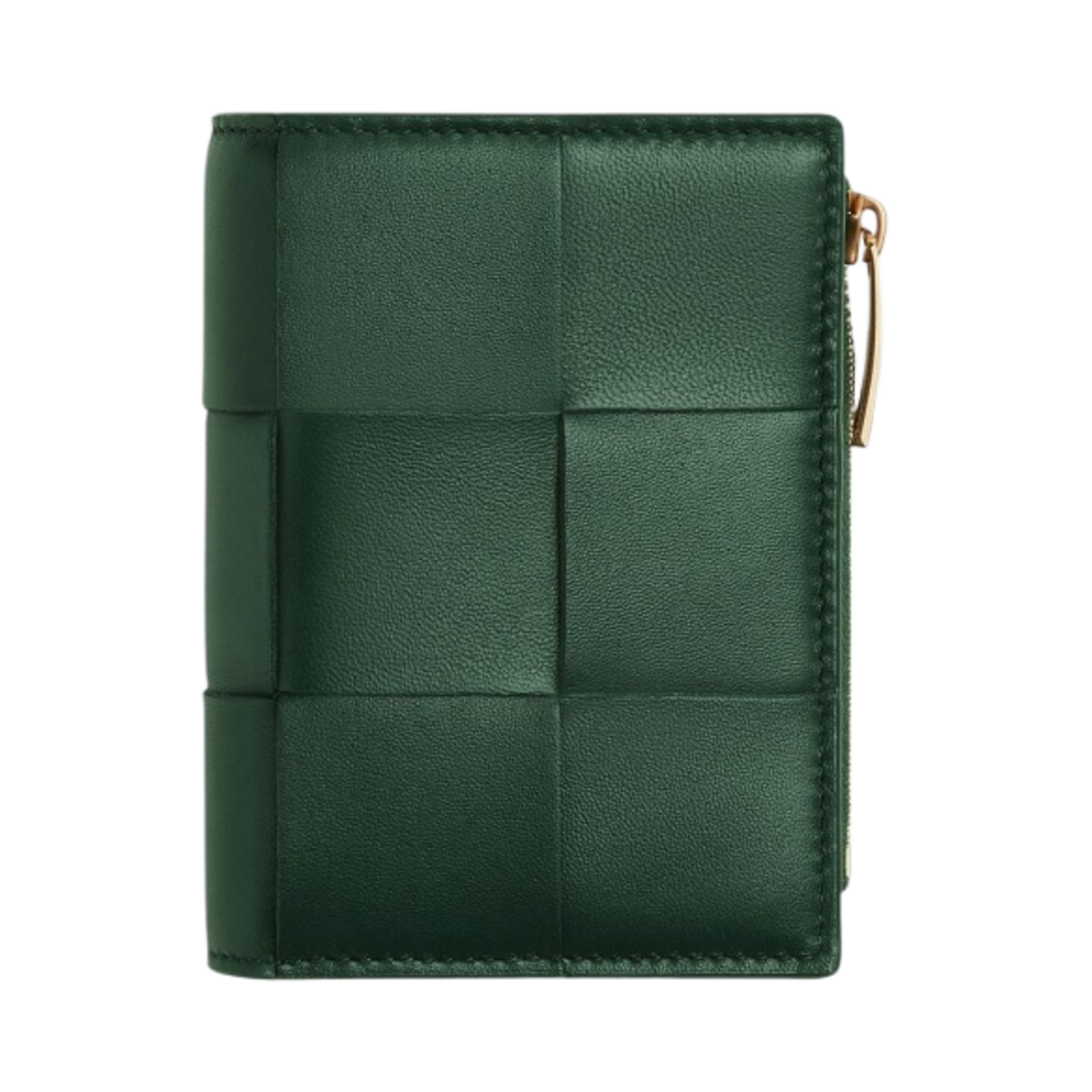 보테가 베네타 스몰 지퍼 반지갑 레인트리(Bottega Veneta Small Bi-Fold Zip Wallet Raintree) - 1
