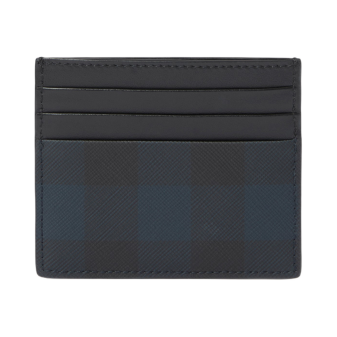 버버리 체크 앤 레더 카드 케이스 네이비(Burberry Check and Leather Card Case Navy) - 2