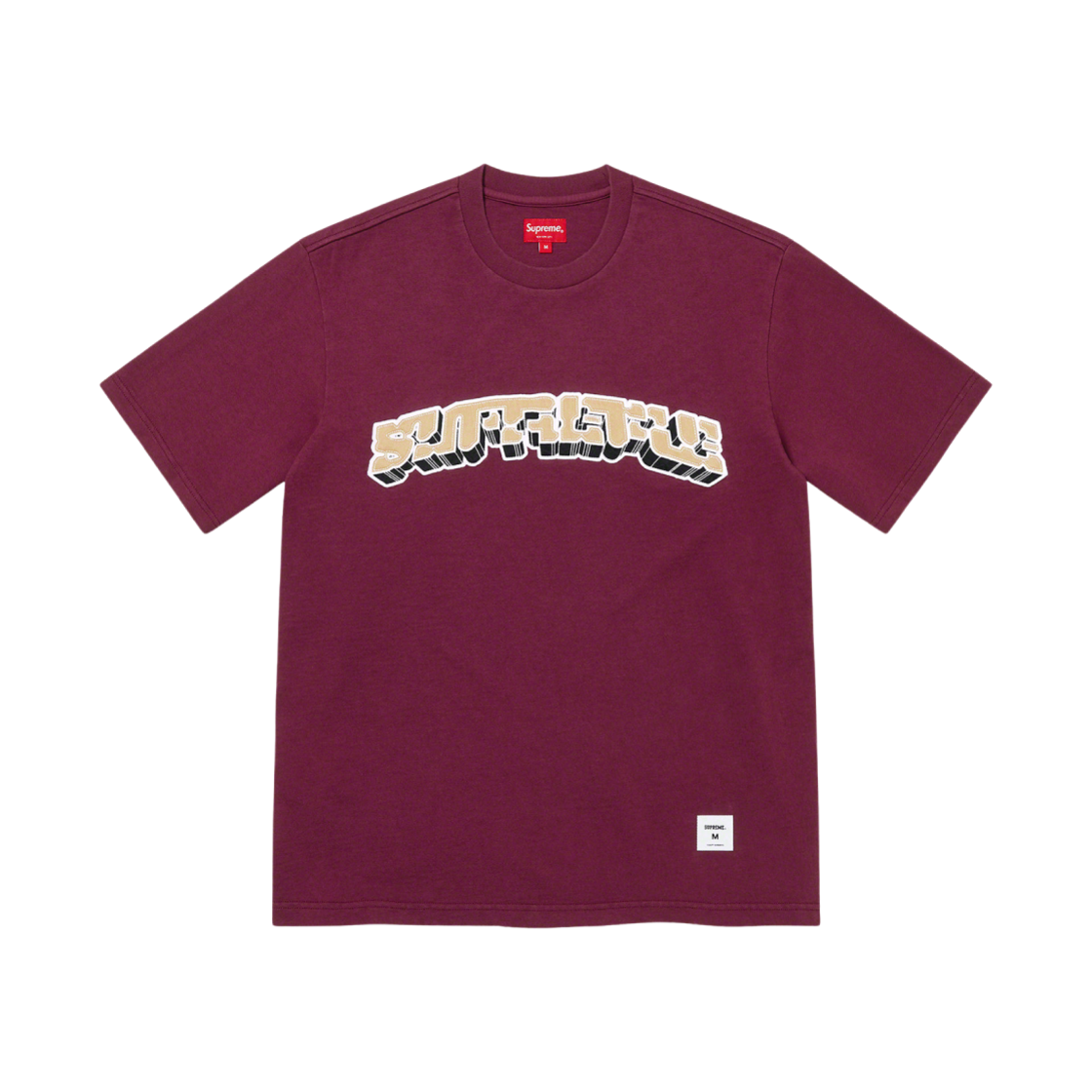 슈프림 블록 아크 숏슬리브 탑 플럼 - 23SS(Supreme Block Arc S/S Top Plum - 23SS) - 1