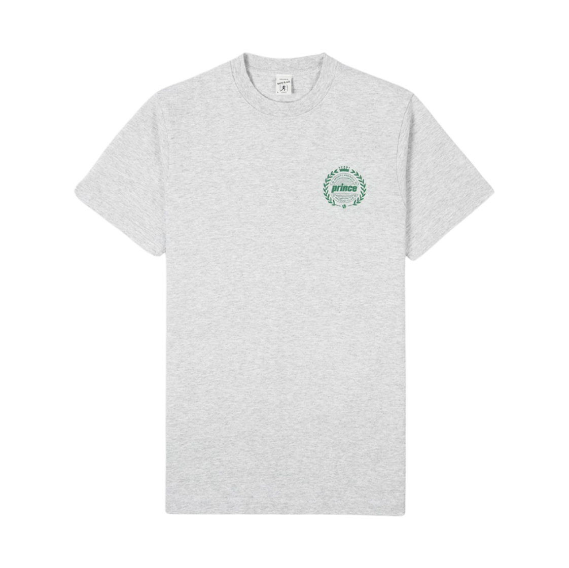 스포티 앤 리치 프린스 크레스트 티셔츠 헤더 그레이(Sporty & Rich Prince Crest T-Shirt Heather Grey) - 1