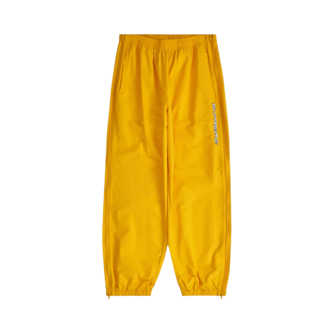 슈프림 풀 집 배기 웜업 팬츠 옐로우 - 23SS(Supreme Full Zip Baggy Warm Up Pants Yellow - 23SS) - 1