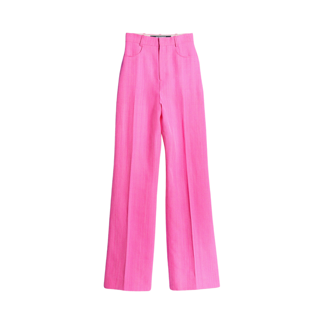 (W) 자크뮈스 르 판탈론 소지 하이 웨이스트 플레어 팬츠 그라디언트 핑크((W) Jacquemus Le Pantalon Sauge High-Waisted Flare Pants Gradient Pink) - 1