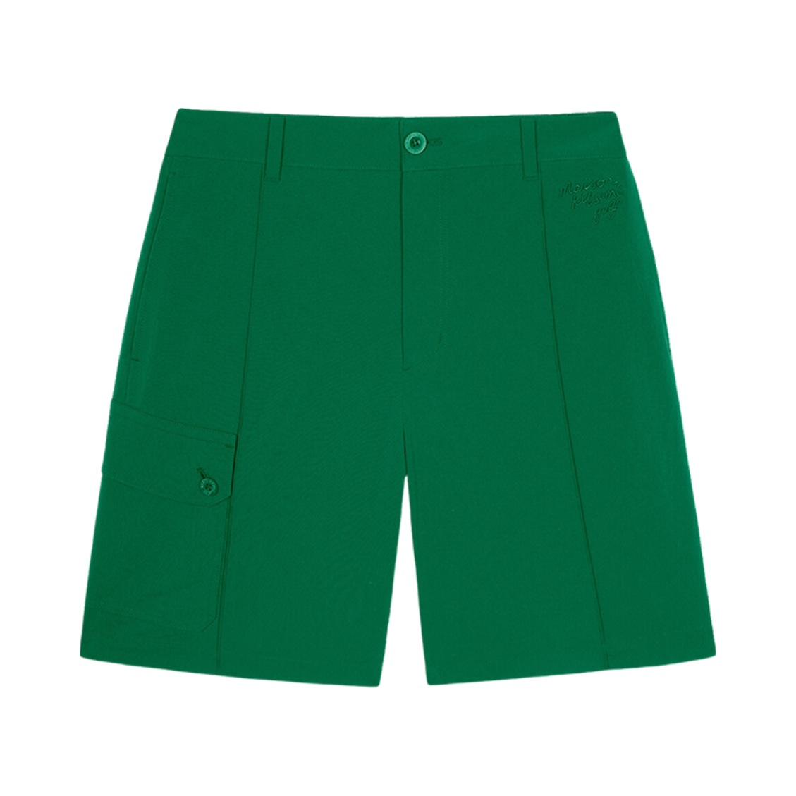 메종 키츠네 프로파일 폭스 카고 H/팬츠 다크 그린(Maison Kitsune Profile Fox Cargo H/Pants Dark Green) - 1