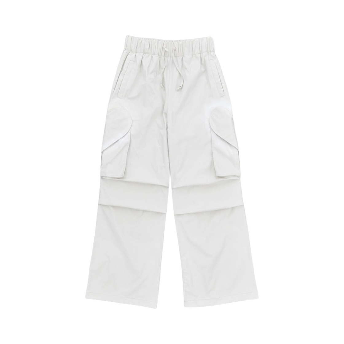 더뮤지엄비지터 하트 스프레이드 포켓 나일론 팬츠 아이보리(The Museum Visitor Heart Sprayed Pocket Nylon Pants Ivory)