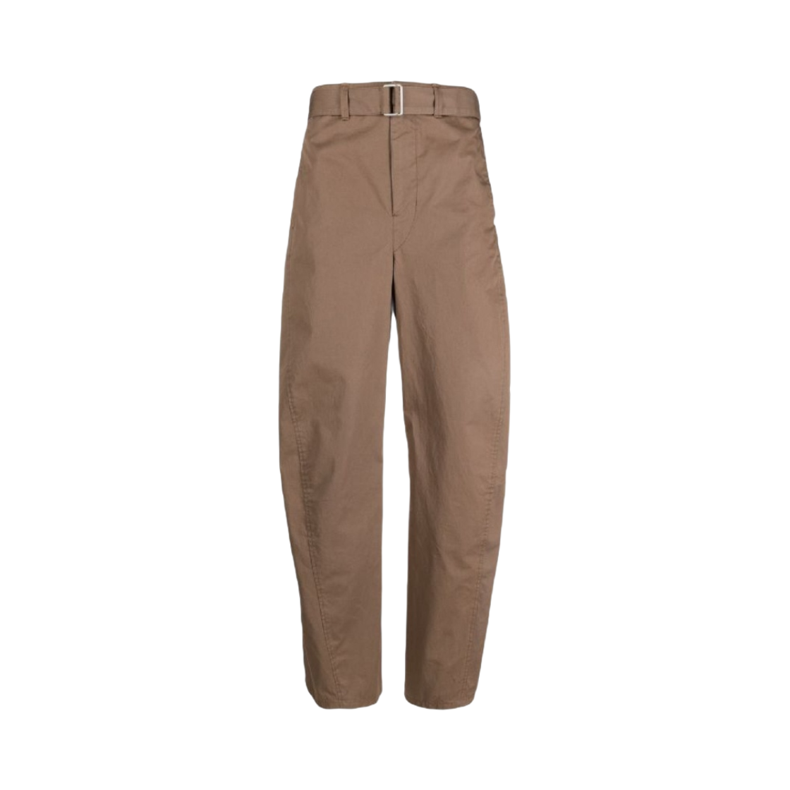 PA1004-LF1005-409 Lemaire Light Twisted Belted Pants Cub Brown