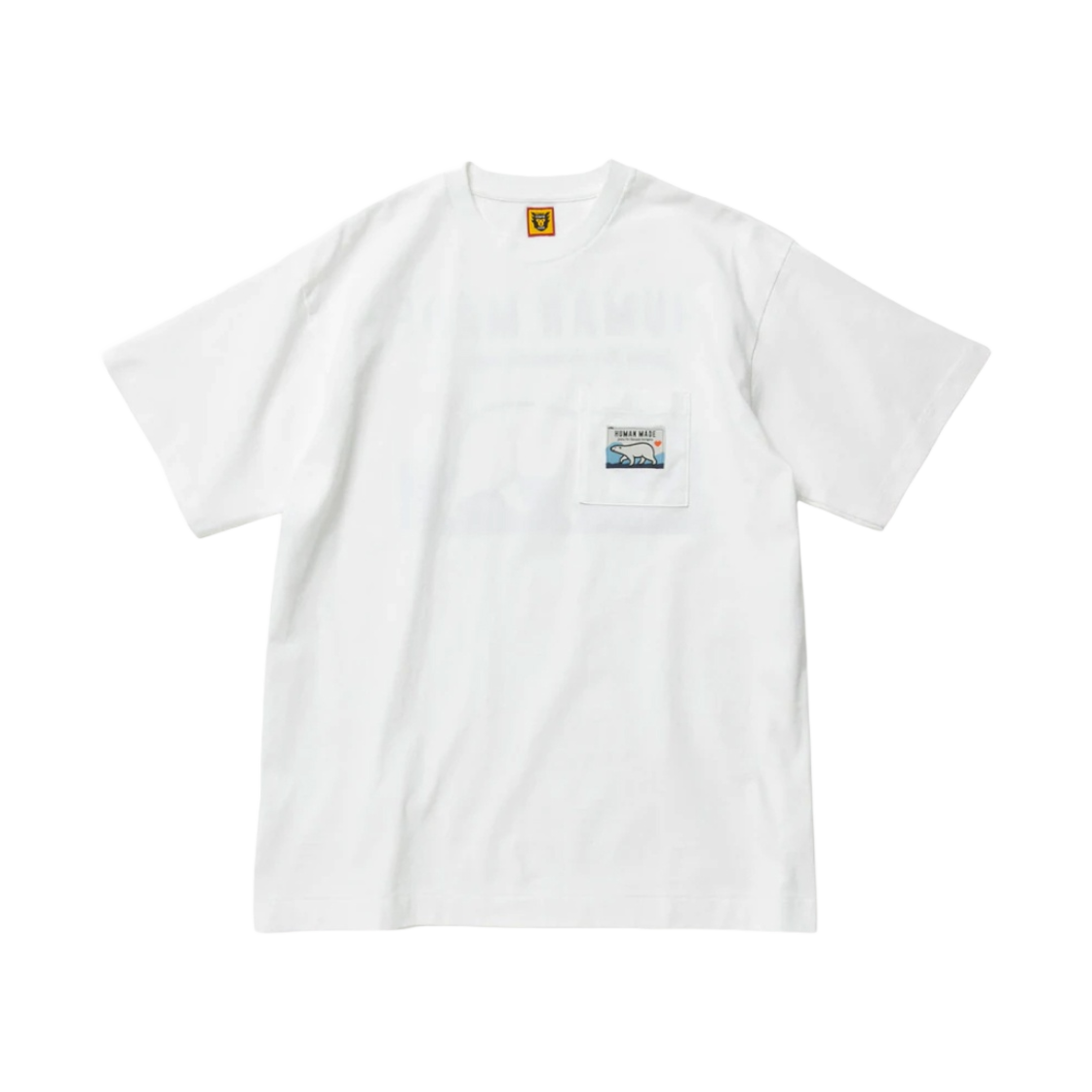 HM23CS039 Human Made Pocket T-Shirt White