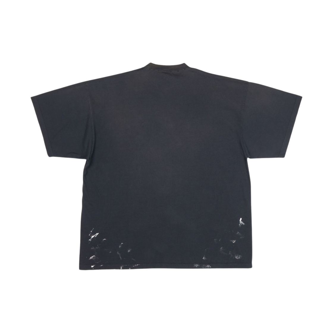 발렌시아가 메탈 오버사이즈 핏 티셔츠 블랙 빈티지(Balenciaga Metal Oversized Fit T-Shirt Black Vintage) - 2