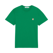 Maison Kitsune Fox Head Patch Classic T-Shirt Wine Deep Green