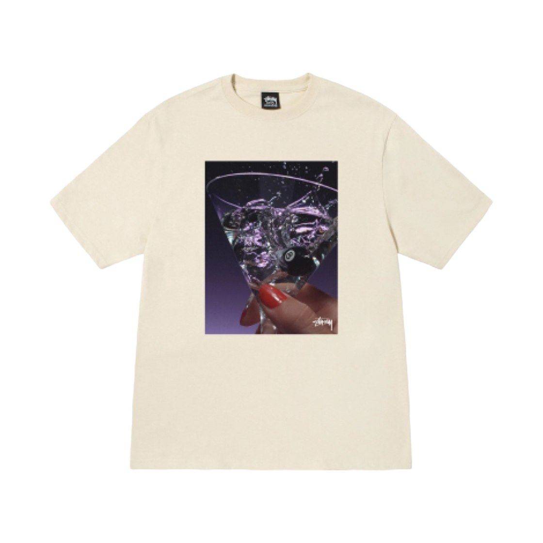 스투시 마티니 티셔츠 퍼티(Stussy Martini T-Shirt Putty) - 1