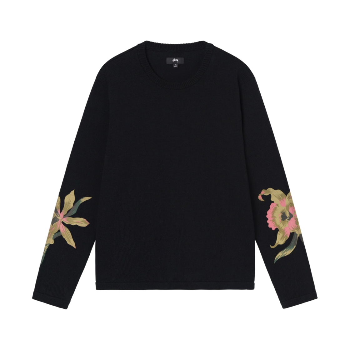 스투시 오키드 스웨터 블랙 | Stussy | KREAM