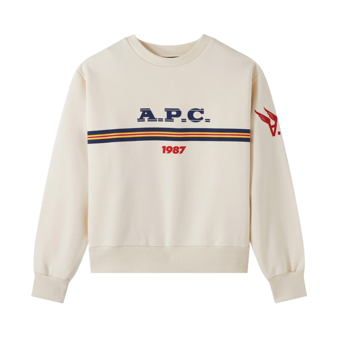 COEIP-F27836-AAD (W) A.P.C. Maxine Sweatshirt Ecru